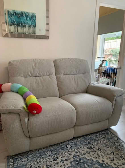 Photo of free Two seater recliner sofa (Hillington g522ju) #1