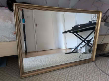 Photo of free Gold painted mirror (St Annes BS4) #1