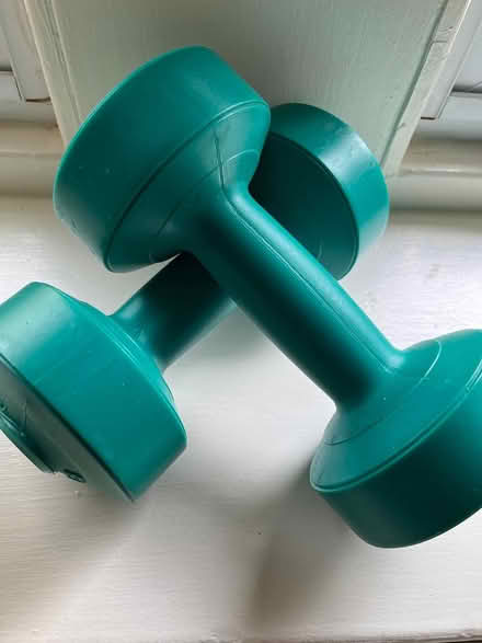 Photo of free 5# weights (Ardmore) #1