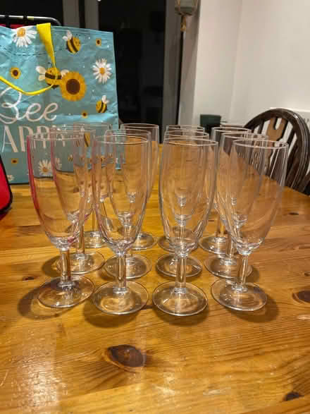 Photo of free 12 Champagne flutes (Welwyn Garden City AL7) #1