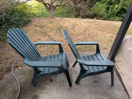 Photo of free outdoor Adirondack chairs (Edmonds bowl) #2