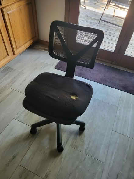 Photo of free Black office chair (2 Easy I & M Canal tow path) #1