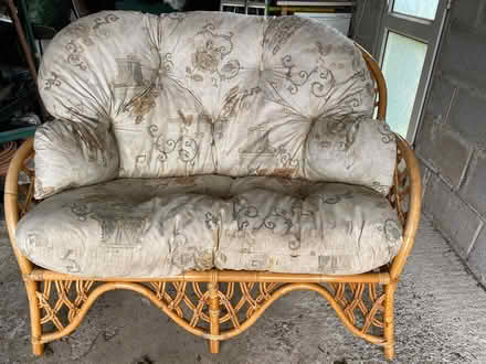 Photo of free Bamboo two seater sofa. (South Petherwin PL15) #1