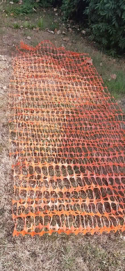 Photo of free Orange plastic fencing (Aldingbourne PO20) #4