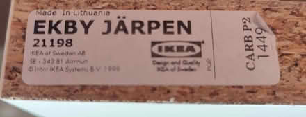 Photo of free IKEA EKBY JÄRPEN white low shelf / display riser – 119cm (Tolworth KT6) #2