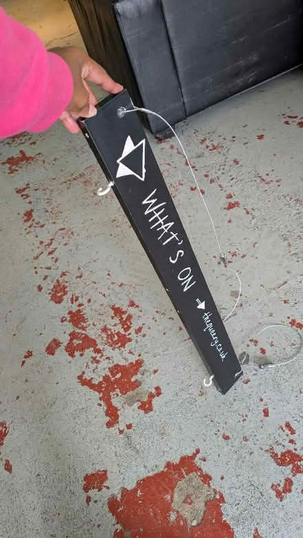 Photo of free Hangable sign x1 (St James' Street BN2) #1