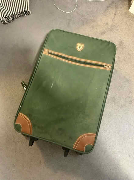 Photo of free Vintage Green Suitcase (Newington, Sittingbourne, ME9) #1