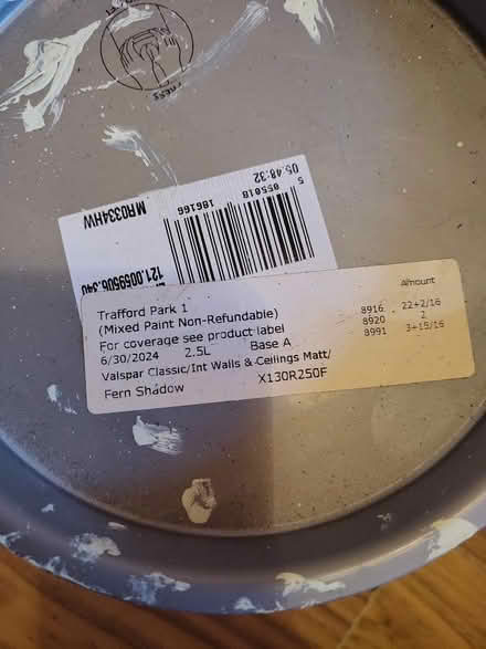 Photo of free Selection of interior paints (Hulme M15) #2