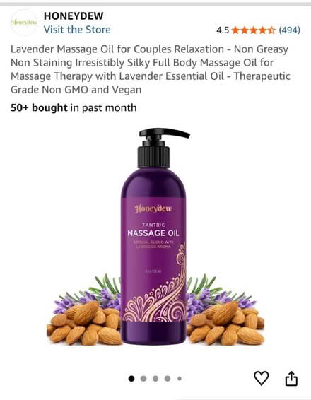 Photo of free Massage oil (Montebello) #2