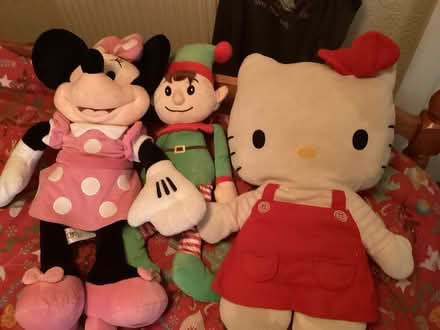 Photo of free Hello kitty, Minnie Mouse, Elf plushies (Sharpness GL13) #1