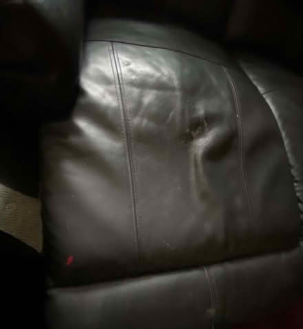 Photo of free Dark Navy Blue Leather Recline Sofa (Bensham NE8) #3