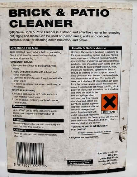 Photo of free Brick & Patio Cleaner (Worlingworth IP13) #2