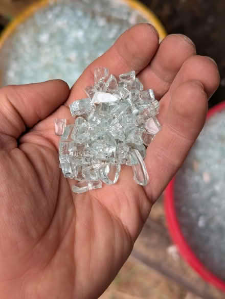 Photo of free 10 gallons of crushed glass (Stevens Canyon Rd) #1
