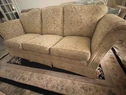 Photo of free 3 seater couch and armchair (Marton, Middlesbrough) #2