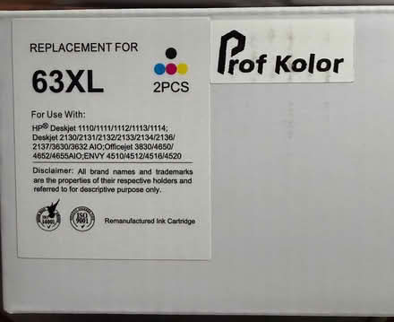 Photo of free 2-63XL InkJet ink cartridges (Santa Clara (Primavera)) #2