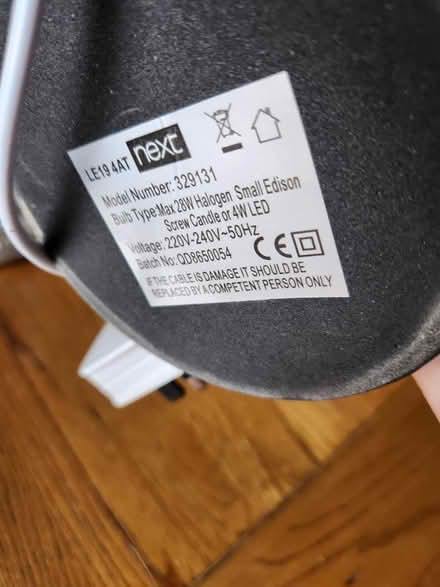 Photo of free Table lamps (Liversedge, West Yorkshire) #2