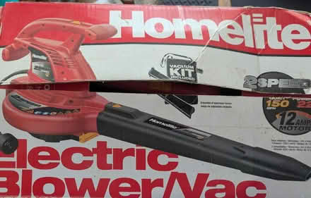 Photo of free Plug-in 12 Amp Electric Blower/Vac (Pawtucketville / Lowell) #2
