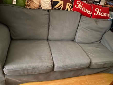Photo of free 3 seat grey sofa (Havant PO9) #2