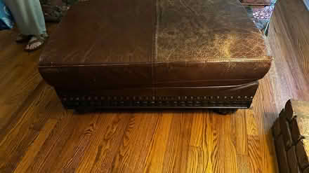 Photo of free Leather sofa w/ottomon (30066) #2