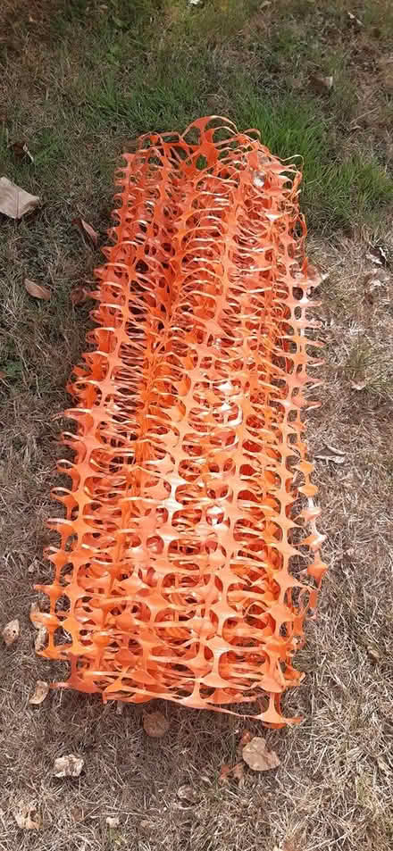 Photo of free Orange plastic fencing (Aldingbourne PO20) #1