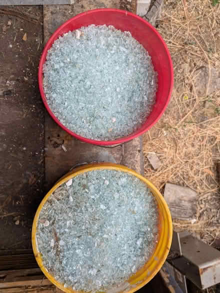 Photo of free 10 gallons of crushed glass (Stevens Canyon Rd) #2