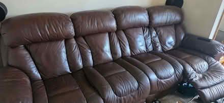 Photo of free Leather recliner sofa / armchair (Benfleet SS7) #2