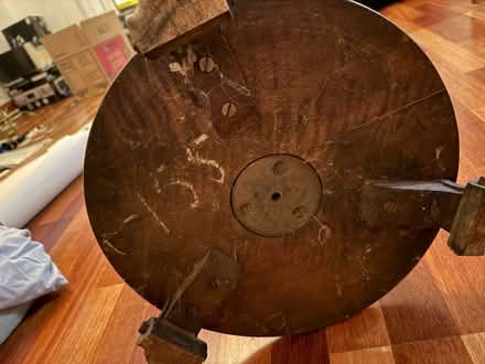 Photo of free Tall Dark Wood standard lamp (bognor regis PO22) #3