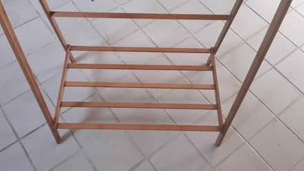 Photo of free Wooden Clothes Rack (Queenstown, near MRT) #2