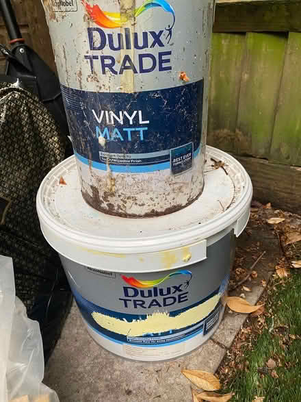 Photo of free left over paint (Notting hill W11) #1