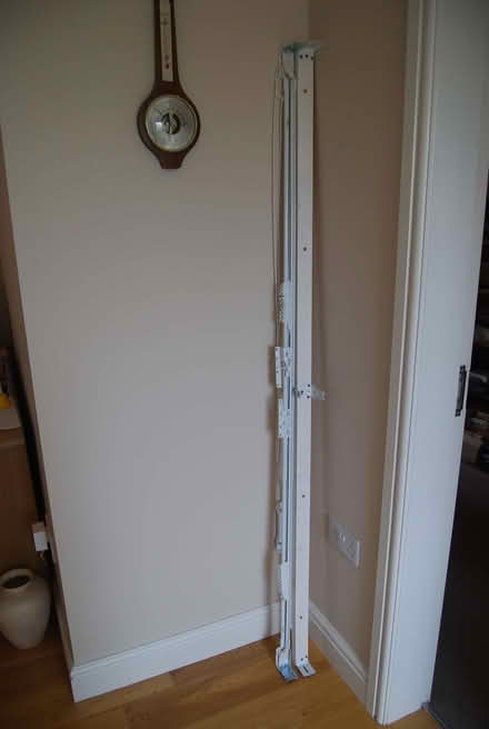 Photo of free Dunelm Curtain Rail 5ft 9" with pullcord system - white (The Moravian Settlement DE72) #1