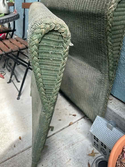 Photo of free Vintage 20s greenwicker daybed ends (Park Blvd) #1