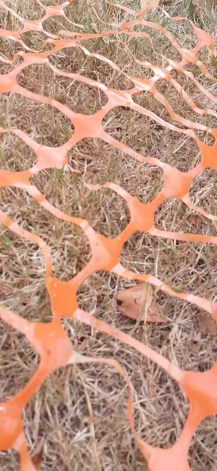 Photo of free Orange plastic fencing (Aldingbourne PO20) #2