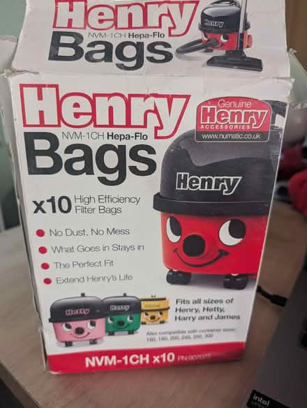 Photo of free ​Henry Vacuum Bags NVM-1CH (6 Pack) (Bracknell RG12) #1
