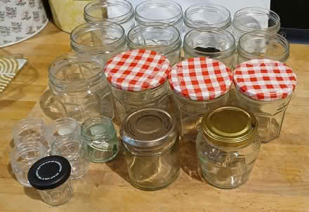 Photo of free Assorted lot glass jars, crafts, preserving etc (South Croydon CR2) #1