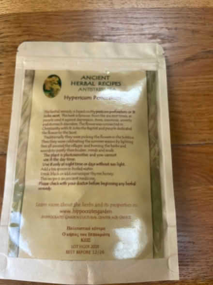 Photo of free St John’s wort tea (Abingdon OX14) #2