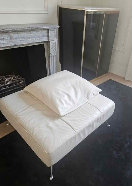 Photo of free White Leather Sofas, Ottoman, Cabinets (Bayswater W2) #2