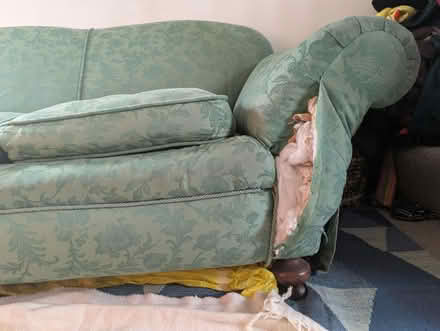 Photo of free Green 2-seater sofa (Stroud GL5) #2