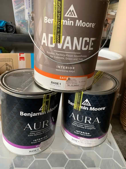 Photo of free Newly mixed water based paint - emulsion and eggshell (Norbiton KT2) #1