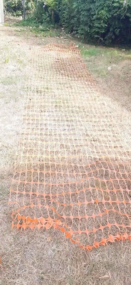 Photo of free Orange plastic fencing (Aldingbourne PO20) #3