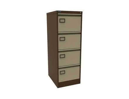 Photo of free 4 drawer metal office filing cabinet (Millmead GU2) #1