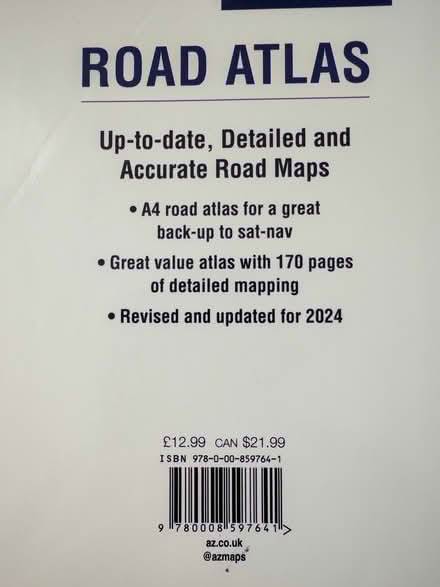 Photo of free UK Great Britain Road Atlas 2024 (Hyde Park Estate W2) #2