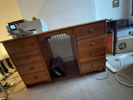 Photo of free Pine desk (North Finchley N12) #2