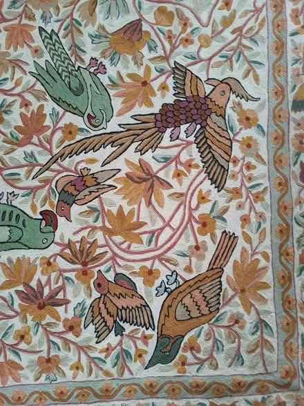 Photo of free Large Indian embroidery of birds (Wellingborough NN8 5) #3