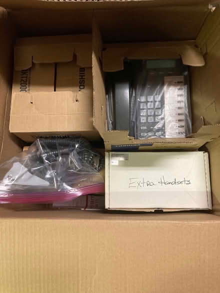 Photo of free Teleco/Toshiba Desk Phones (Bearden/West Knoxville) #2