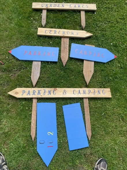 Photo of free Wedding signs (Steventon OX13) #1