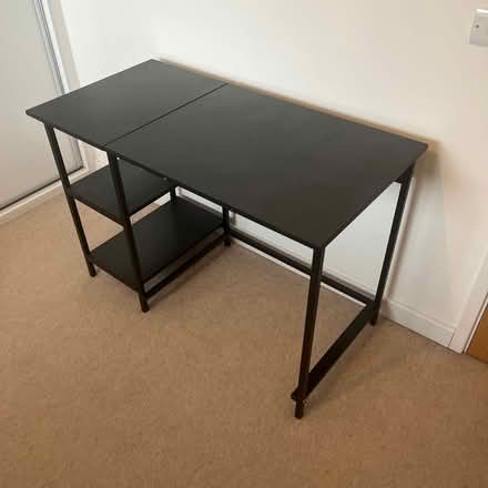 Photo of free Black Desk - Donated Assembled (NW107FX) #1