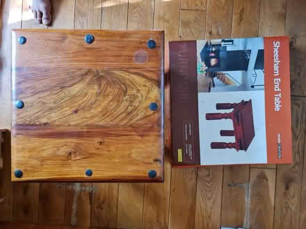 Photo of free Coffee Table -- solid wood rustic studs (East Chesterton Ward CB4) #2
