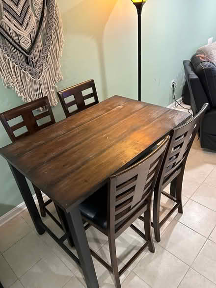 Photo of free Dining room table w/ 4 chairs (Ferndale, MD) #2