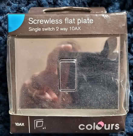 Photo of free Chrome lightswitch (Thatcham RG19) #1