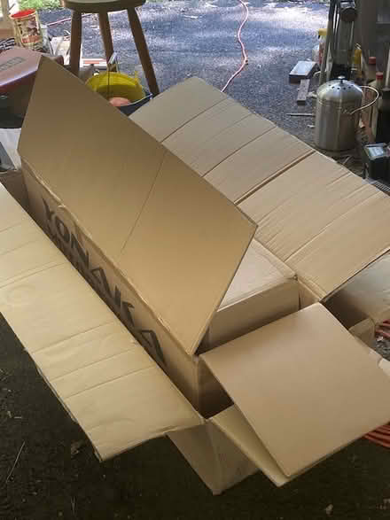 Photo of free two large cardboard boxes, and more (Charlottesville near chs) #1